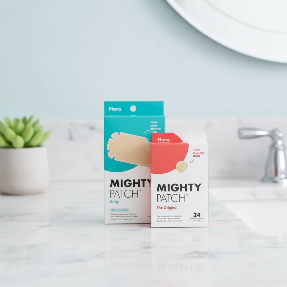 Hero Cosmetics Mighty Patch Acne Patch Bundle – Face & Body Treatment Set